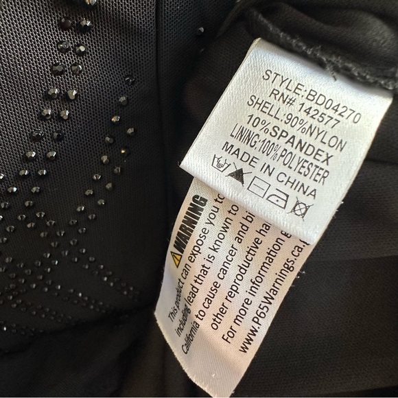 NWT Blashe Sequin Beaded Beautiful Party Dress Black Women’s Size Medium Tags - Picture 5 of 5